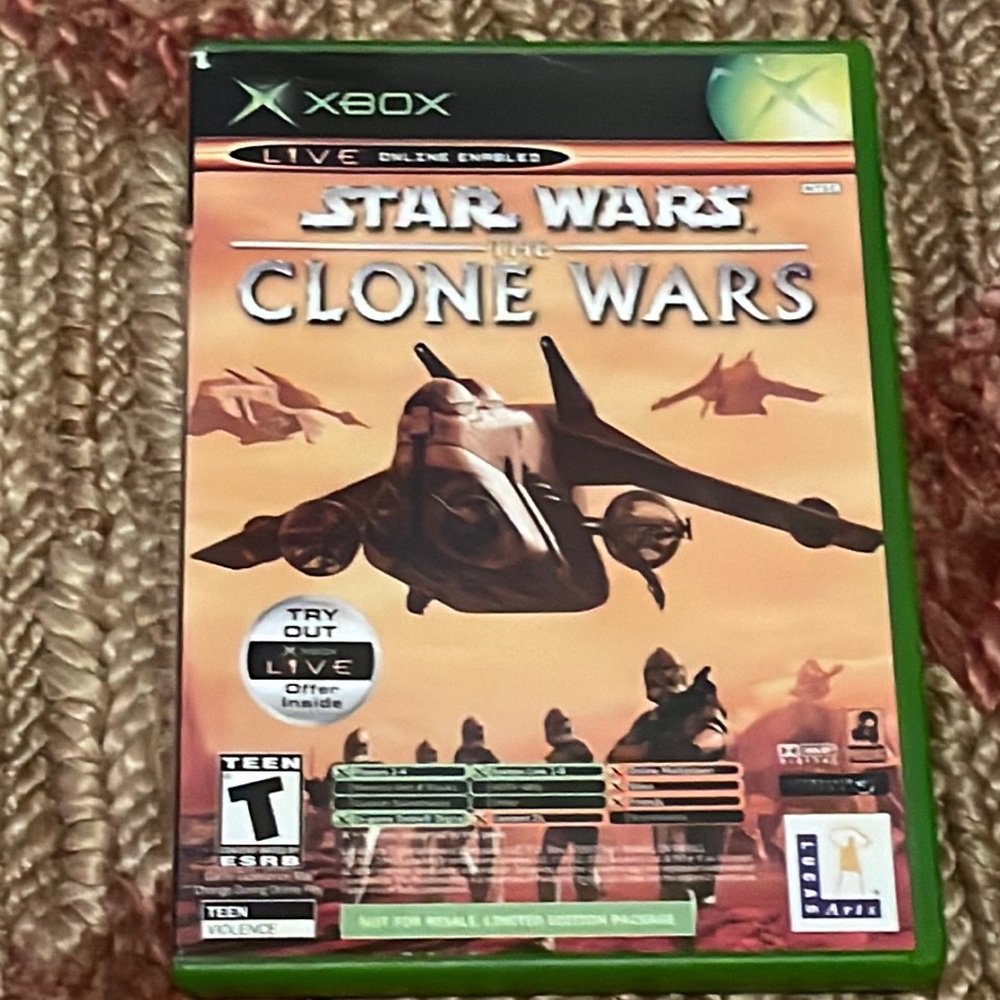 XBox Star Wars The Clone Wars Game - Tetris Worlds
